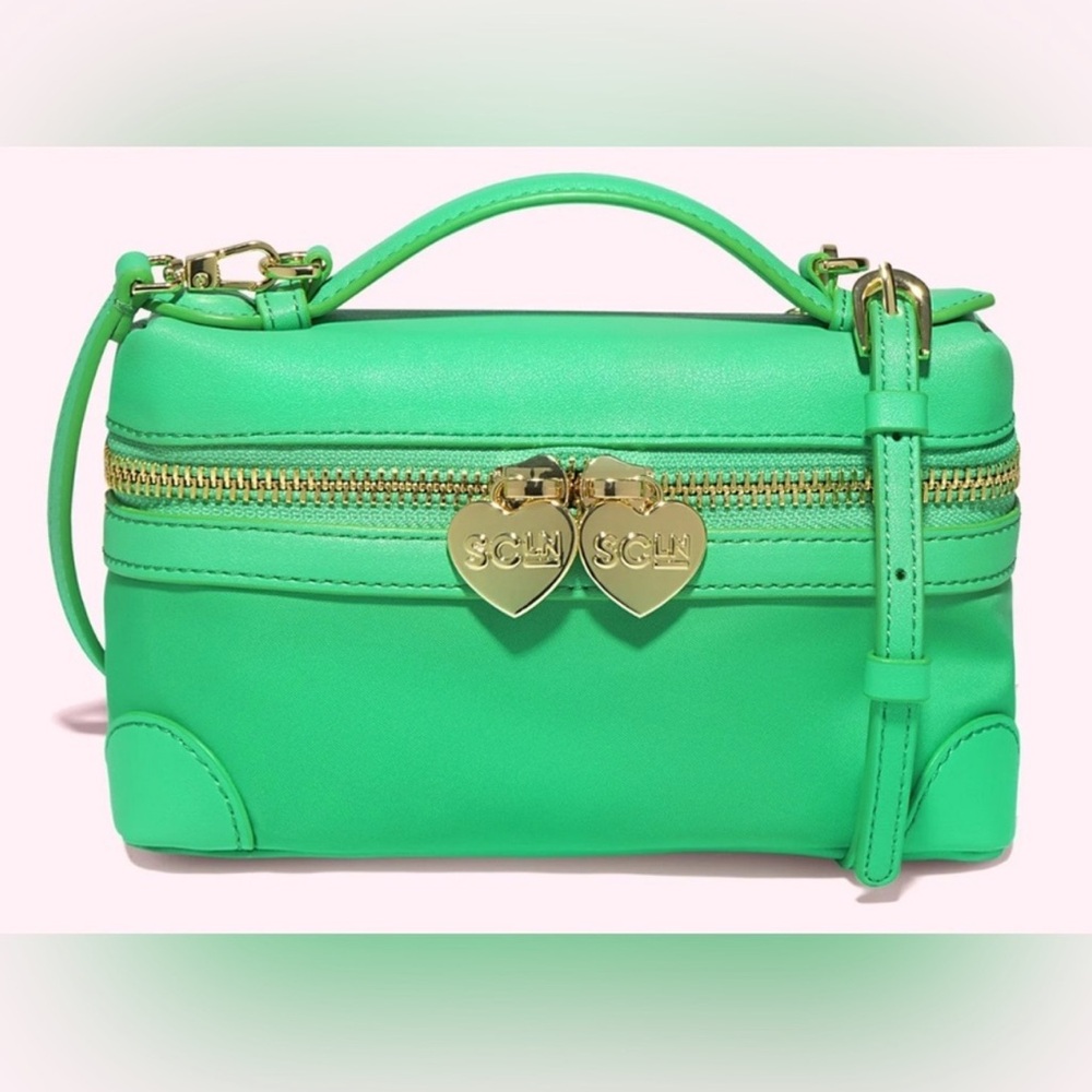 NWT Stoney Clover Lane Micro Top Handle Crossbody Bag Avocado Vibrant Green Mini